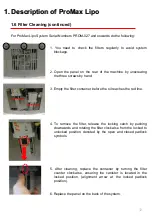 Предварительный просмотр 12 страницы Lynton promax lipo Operator'S Manual