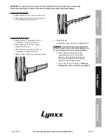 Предварительный просмотр 11 страницы Lynx 63286 Owner'S Manual & Safety Instructions