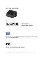 Предварительный просмотр 3 страницы Lynx ADP-15M User Manual