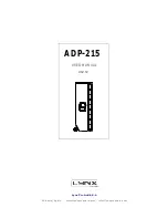 Предварительный просмотр 1 страницы Lynx ADP-215 User Manual