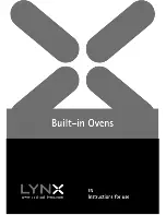 Preview for 1 page of Lynx Built-in Oven Instructions For Use Manual