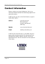 Предварительный просмотр 30 страницы Lynx C AD 5110 Reference Manual