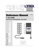 Lynx C DA 3002 Reference Manual предпросмотр