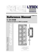 Предварительный просмотр 1 страницы Lynx C DA 5005 Reference Manual