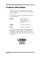 Preview for 26 page of Lynx D AD 5220 B Reference Manual