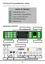 Preview for 2 page of Lynx greenMachine callisto Quick Reference