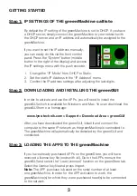 Preview for 3 page of Lynx greenMachine callisto Quick Reference