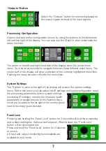 Preview for 7 page of Lynx greenMachine callisto Quick Reference