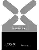 Lynx Induction hob Instructions For Use Manual preview