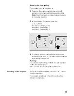 Preview for 15 page of Lynx Induction hob Instructions For Use Manual