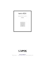 Lynx ionic-5CX Quick Start Manual предпросмотр