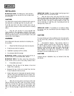 Preview for 8 page of Lynx L24DWR User'S Manual & Installation Instructions