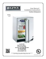 Lynx L24REF User'S Manual & Installation Instructions предпросмотр