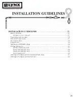 Предварительный просмотр 25 страницы Lynx L27-2 Care & Use/Installation Manual