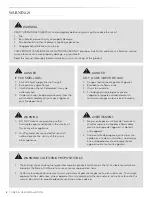 Preview for 4 page of Lynx L27 Series Care & Use/Installation Manual