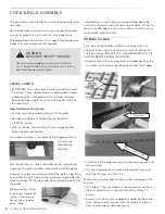 Preview for 12 page of Lynx L27 Series Care & Use/Installation Manual