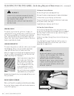 Preview for 32 page of Lynx L27 Series Care & Use/Installation Manual