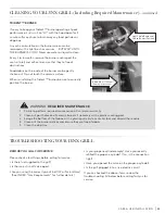 Preview for 33 page of Lynx L27 Series Care & Use/Installation Manual