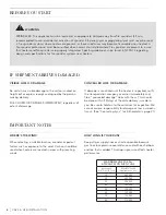 Preview for 8 page of Lynx LHEM48 Care & Use/Installation Manual