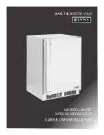 Lynx LM15REF Care & Use/Installation Manual предпросмотр