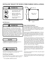 Preview for 6 page of Lynx LM15REF Care & Use/Installation Manual