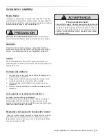 Preview for 53 page of Lynx LM15REF Care & Use/Installation Manual