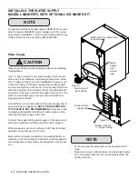 Preview for 6 page of Lynx LM24REFC Care & Use/Installation Manual