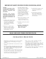 Preview for 2 page of Lynx LOH1236 Installation Instructions Manual