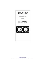 Preview for 1 page of Lynx LX-318C User Manual