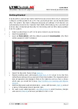 Предварительный просмотр 4 страницы Lynx LynxCentraal 5000 Series Quick Start Manual
