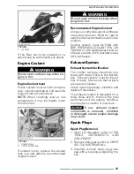 Preview for 71 page of Lynx RAVE RS SERIES Operator'S Manual