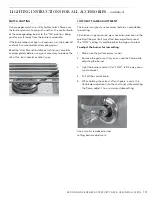 Preview for 11 page of Lynx Sedona LSB501 Care & Use/Installation Manual