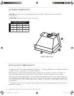 Preview for 4 page of Lynx SEDONA SVH36 Care & Use/Installation Manual