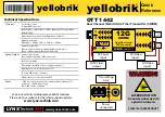 Предварительный просмотр 1 страницы Lynx yellobrik OTT 1442 Quick Reference