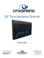 Lynxspring TSD 10 User Manual preview