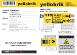 Предварительный просмотр 1 страницы LYNXTechnik Yellobrik OBD 1210 Quick Reference