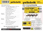 Предварительный просмотр 1 страницы LYNXTechnik Yellobrik OTX 1712 Quick Reference