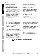 Preview for 4 page of Lynxx 63289 Owner'S Manual & Assembly Instructions