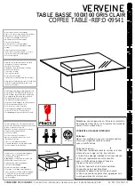 Lyon Beton VERVEINE D-09541 Assembly Instructions Manual предпросмотр