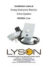 LYSON MINIMA Installation Manual предпросмотр