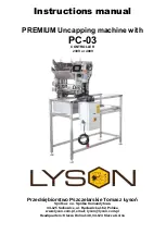 LYSON PREMIUM PC-03 Instruction Manual предпросмотр