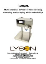 Предварительный просмотр 1 страницы LYSON W204003 Manual