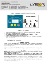 Preview for 3 page of LYSON W204100A Manual