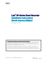 Lytx ER-SF1 Installation Instructions Manual preview