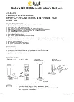 Lyyt 410.444UK Assembly And User Instructions предпросмотр