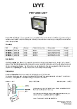 Preview for 1 page of Lyyt FLB10C Quick Manual