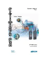 M/A-Com M/A-COM P7200 Series Operator'S Manual preview