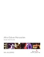 M-Audio Afro-Cuban Percussion Quick Start Manual preview