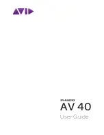 Предварительный просмотр 2 страницы M-Audio AV 40 User Manual