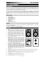 Предварительный просмотр 3 страницы M-Audio AV42 User Manual